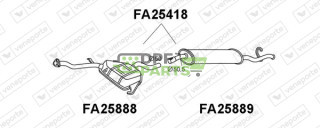 Tłumik FIAT - 7741307  