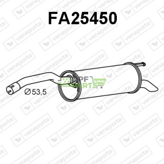 Tłumik FIAT - 46805969 46832154 55191929