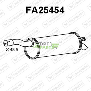 Tłumik FIAT - 46826932 51740052 71765083