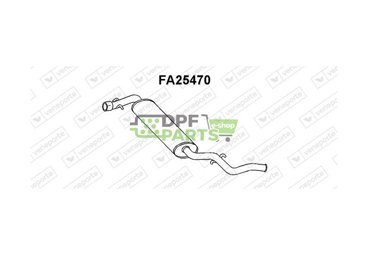 Tłumik FIAT - 7656037  