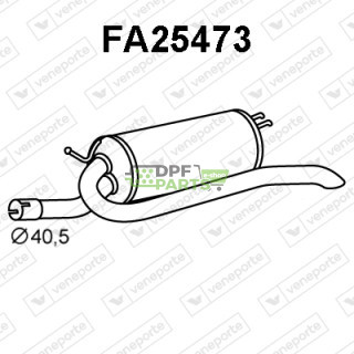 Tłumik FIAT - 46455928 71765094 