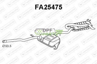 Tłumik FIAT - 46539751 46760219 