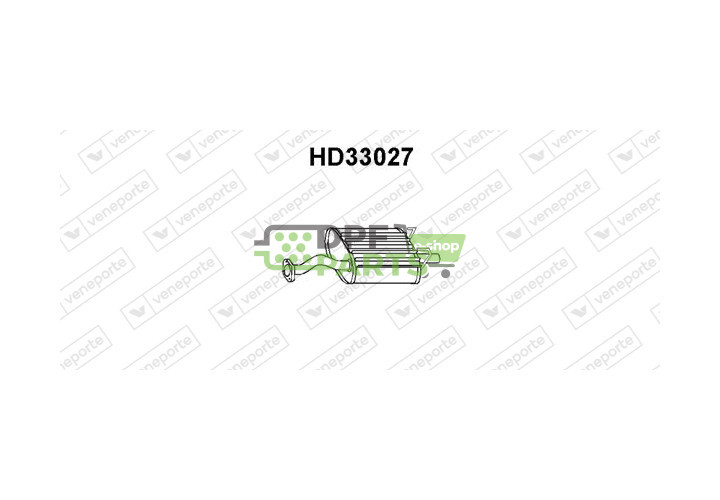 Tłumik HONDA - 18031SR3505 18307SR3A21 