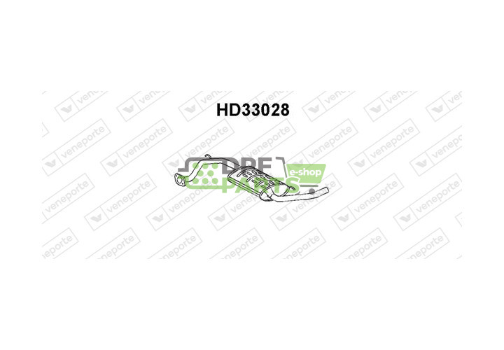 Tłumik HONDA - 18031SH3505 18031SH3507 18307SH3405