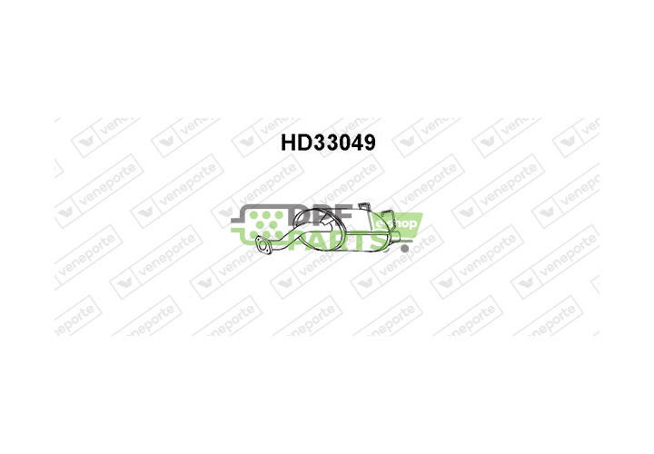 Tlumič HONDA - 18030S03E10 18030SR3J40 18031SR3506