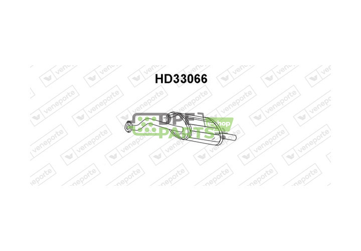 Tlumič HONDA - 18307SK3G41  