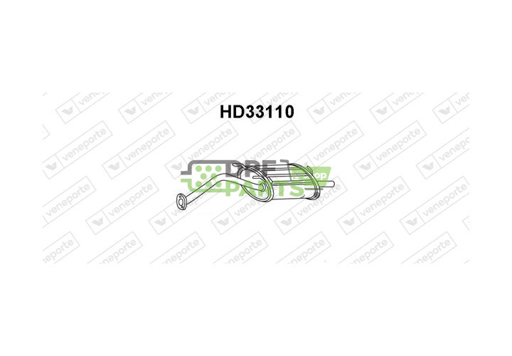 Tlumič HONDA / ROVER - 18030ST3E40 18030ST3E60 18030ST3E61