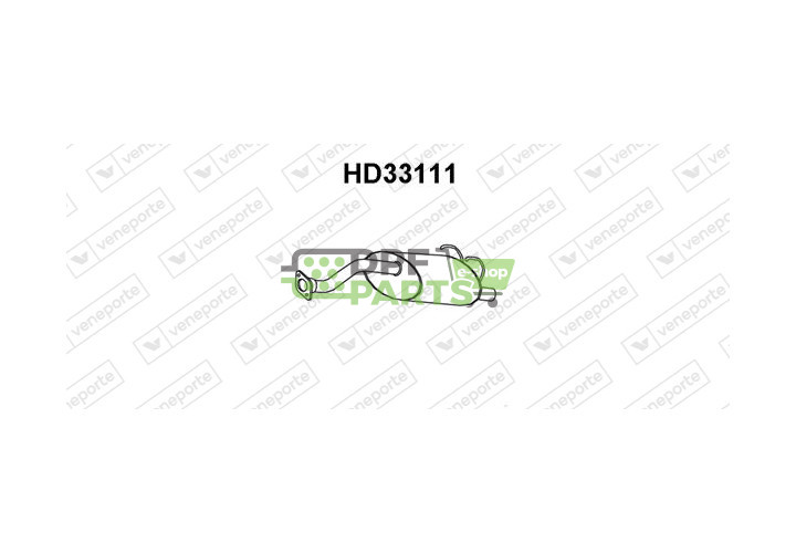 Tlumič HONDA - 18030S03E40  