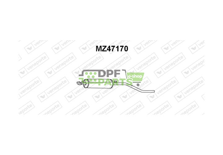 Tłumik MAZDA - 057840010 057840010A 057840010C