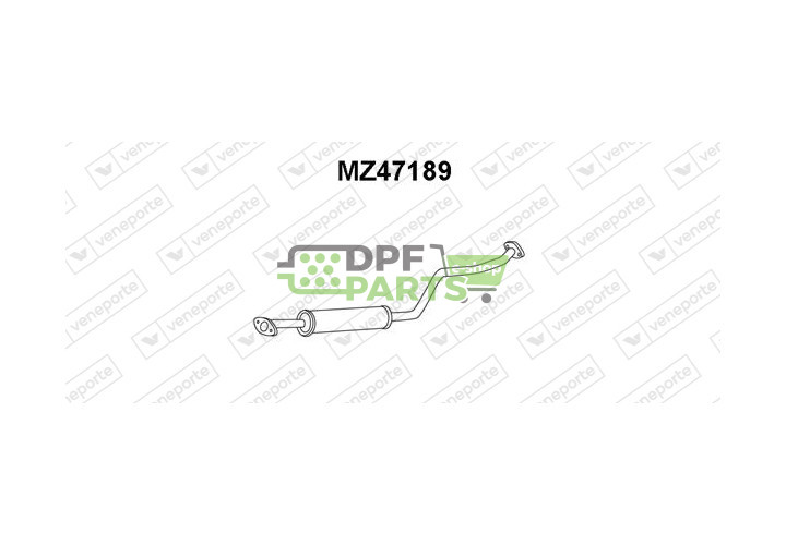 Tlumič MAZDA - B3D540300A ZL0640300A 