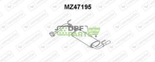 Tlumič MAZDA - B37840100 B39440100B Z50140100C9S