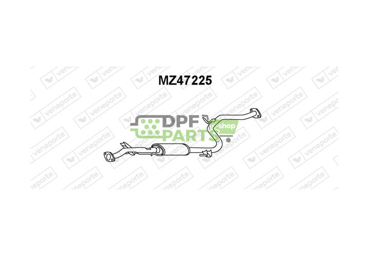 Tlumič MAZDA - BP9840300C  