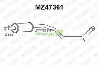 Tłumik MAZDA - LFZ22055XA LFZ22055XB LFZ22055XC