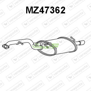Tłumik MAZDA - LF2840100B LF2840100C LF2840100D