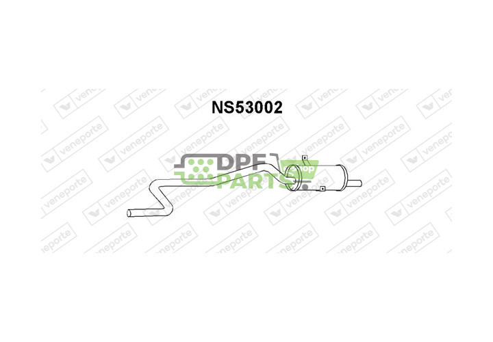 Tłumik NISSAN - 2010015B01 B010M15B06CA 