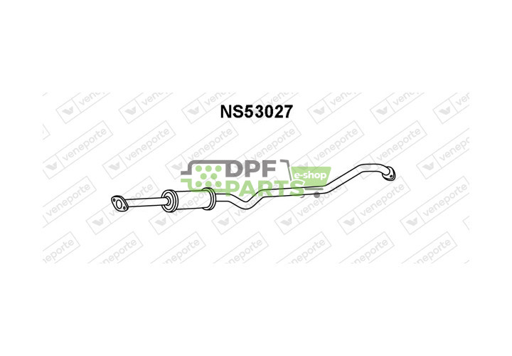 Tłumik NISSAN - 20300BU315 20300BU316 