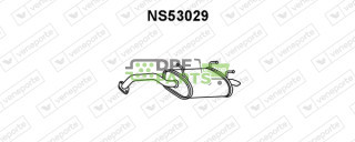 Tłumik NISSAN - 20100AV610 20100AV715 20100AV716