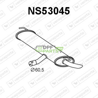 Tłumik NISSAN - 20100EY11A 20100EY11B