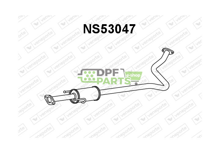 Tłumik NISSAN - 203001HA2A  