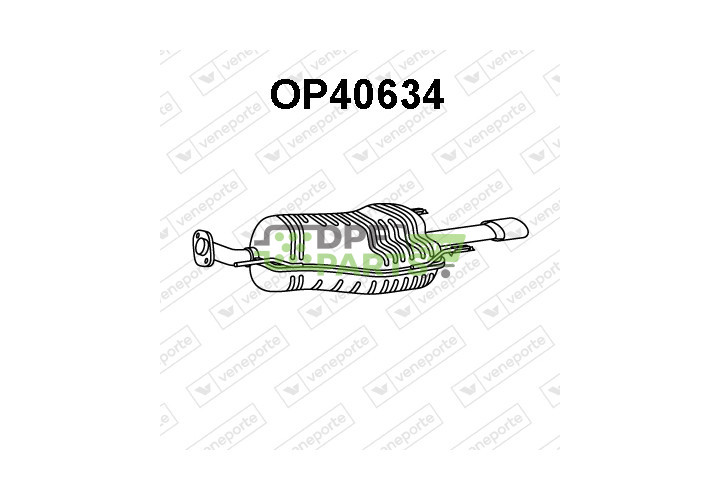 Tłumik OPEL / VAUXHALL - 5852089 5852144 5852157