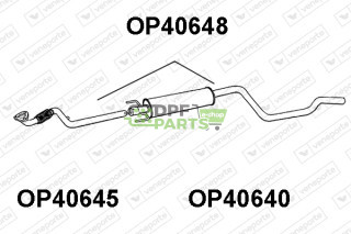 Tlumič OPEL - 5852199 93365216 