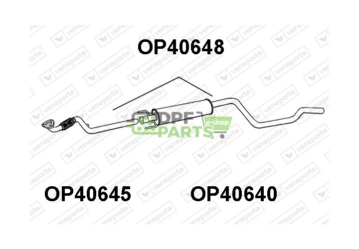 Tłumik OPEL - 5852199 93365216 