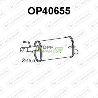 Tlumič OPEL / VAUXHALL - 5852198 93335171 