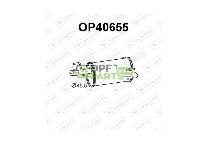 Tlumič OPEL / VAUXHALL - 5852198 93335171 