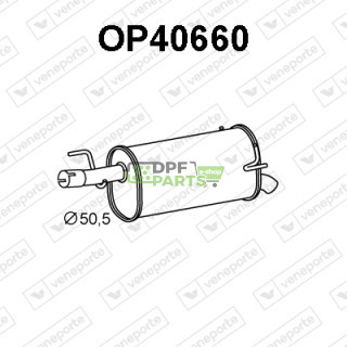 Tlumič OPEL - 13107577 5852279 