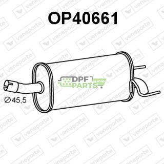 Tłumik OPEL / VAUXHALL - 13158999 5852307 