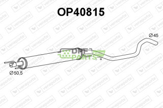 Tłumik OPEL / VAUXHALL - 13115659 13124156 13141029