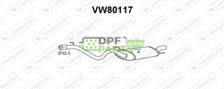 Tłumik VOLKSWAGEN - 1H6253609AC 1H6253609F 1H6253609N