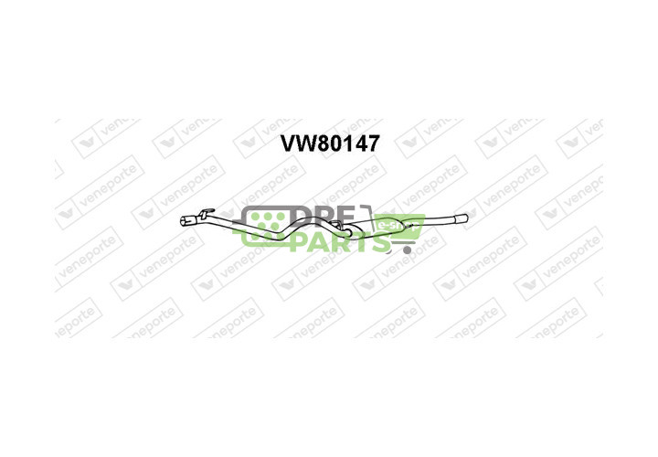 Tlumič VOLKSWAGEN - 1H5253609  