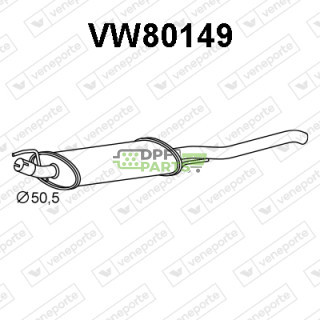 Tłumik VOLKSWAGEN - 1H0253609M 1H5253609A 1H5253609M