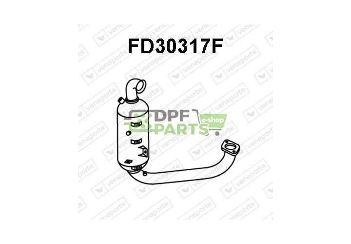 Filtry pevných částic DPF FORD - 1564116 1580820 1619831