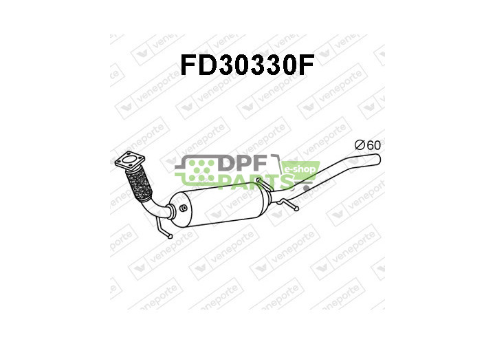 Filtry pevných částic DPF FORD - 1542572 1549305 1594751