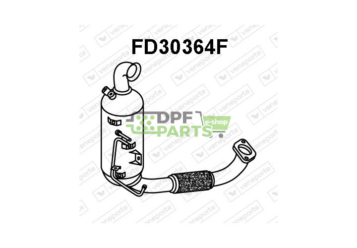 Filtry pevných částic DPF FORD / MAZDA - 1695765 1747482 1749258
