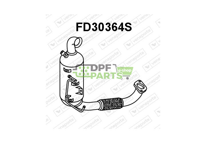 Filtry pevných částic DPF FORD / MAZDA - 1695765 1747482 1749258