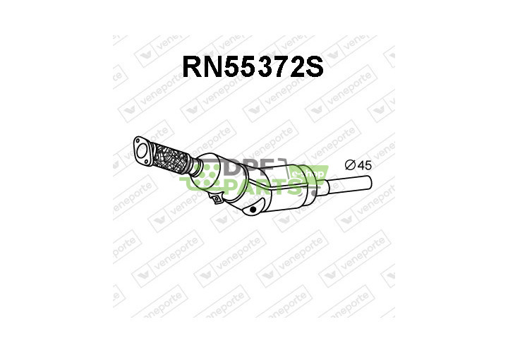 Filtry cząstek stałych DPF RENAULT - 200105619R 200109182R 200109251R