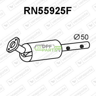Filtry pevných částic DPF RENAULT - 8200188039 8200189555 8200354235