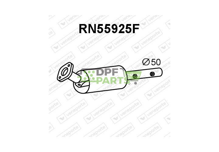 Filtry pevných částic DPF RENAULT - 8200188039 8200189555 8200354235