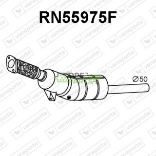 Filtry pevných částic DPF RENAULT - 200107678R 208025559R 