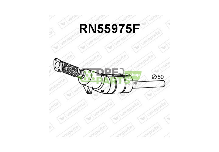 Filtry pevných částic DPF RENAULT - 200107678R 208025559R 