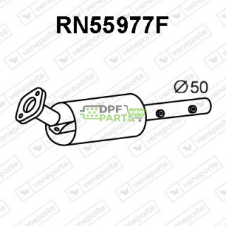 Filtry cząstek stałych DPF RENAULT - 8200568605 8200598460 8200847557