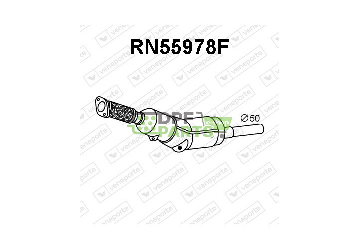 Filtry pevných částic DPF RENAULT - 200101350R 200101773R 200107593R