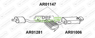 Tłumik ALFA ROMEO - 60620108  