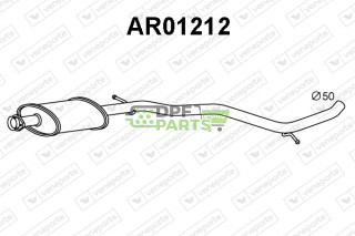 Tłumik ALFA ROMEO - 60668123  