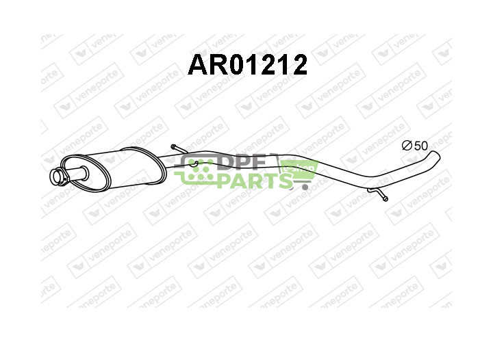 Tłumik ALFA ROMEO - 60668123  