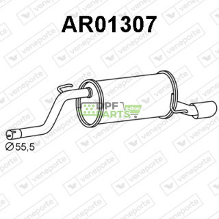 Tłumik ALFA ROMEO - 50515146  