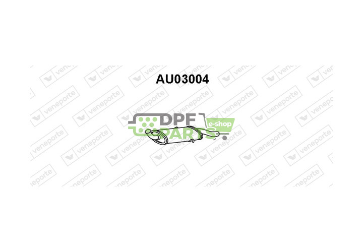 Tlumič AUDI - 811253609J 811253609P 855253609A